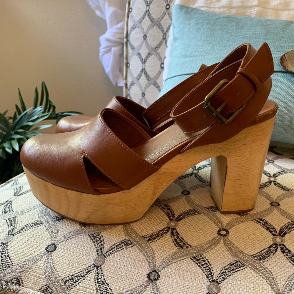 Matisse sold through Free People wooden clog